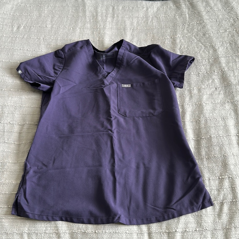 Purple Catarina scrub top